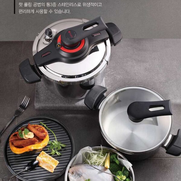 Bộ nồi áp suất inox hiệu POONGNYUN VGPC2-SET