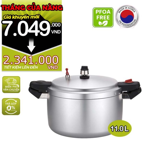 Nồi áp suất nhôm chống dính hiệu POONGNYUN [PN] HCAPC-20 [11.0L]