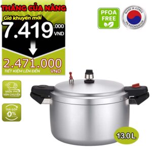 Nồi áp suất nhôm chống dính hiệu POONGNYUN [PN] HCAPC-25 [13.0L]
