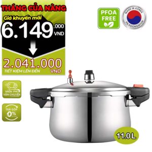 Nồi áp suất inox hiệu POONGNYUN [PN] PHSPC-20 [11.0L]