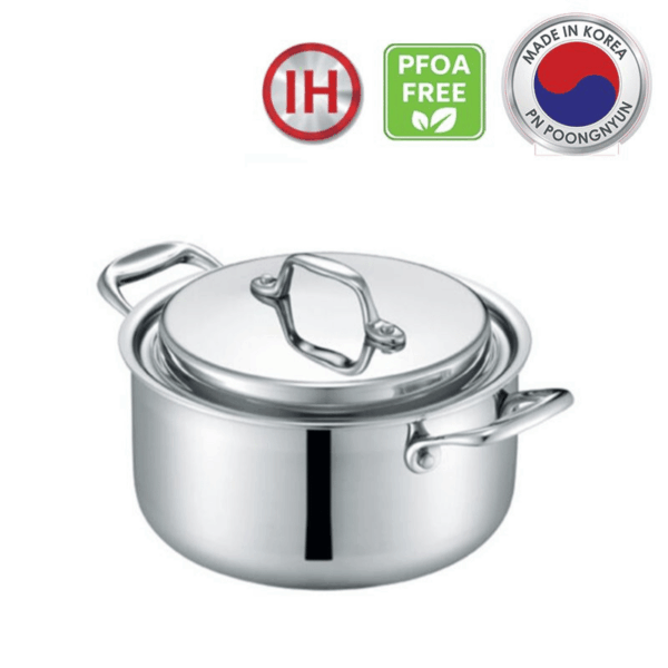 Nồi casserole inox hiệu POONGNYUN WTPIH-20C [3.2L]