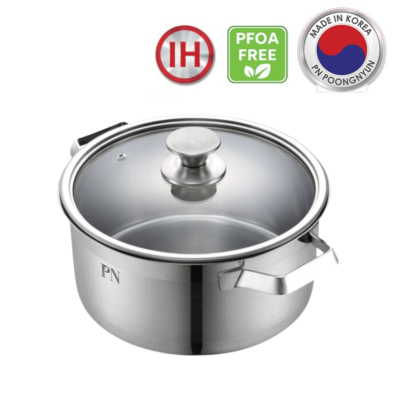 Nồi casserole inox hiệu POONGNYUN LCPT-24C(IH) [5.3L]