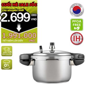 Nồi áp suất inox hiệu POONGNYUN [PN] HNVPC-10(IH) [5.3L]