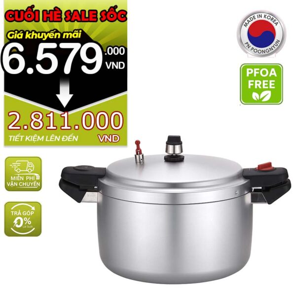 Nồi áp suất nhôm chống dính hiệu POONGNYUN [PN] HCAPC-20 [11.0L]