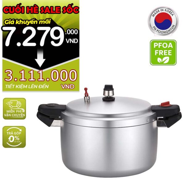 Nồi áp suất nhôm chống dính hiệu POONGNYUN [PN] HCAPC-30 [16.0L]