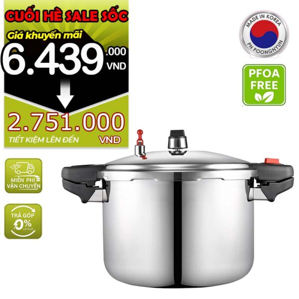 Nồi áp suất inox hiệu POONGNYUN [PN] PHSPC-25 [13.0L]