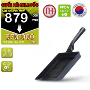 Chảo gang vuông chống dính chiên trứng hiệu POONGNYUN [PN] MHFP-25S(IH) [25x22CM]