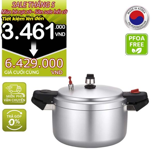 Nồi áp suất nhôm chống dính hiệu POONGNYUN HCAPC-25 [13.0L]