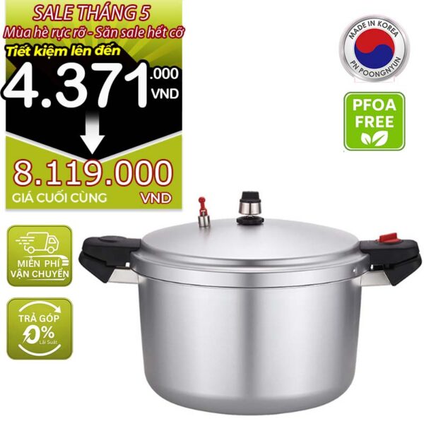 Nồi áp suất nhôm chống dính hiệu POONGNYUN HCAPC-50 [23.0L]