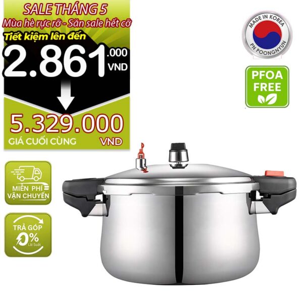 Nồi áp suất inox hiệu POONGNYUN PHSPC-20 [11.0L]