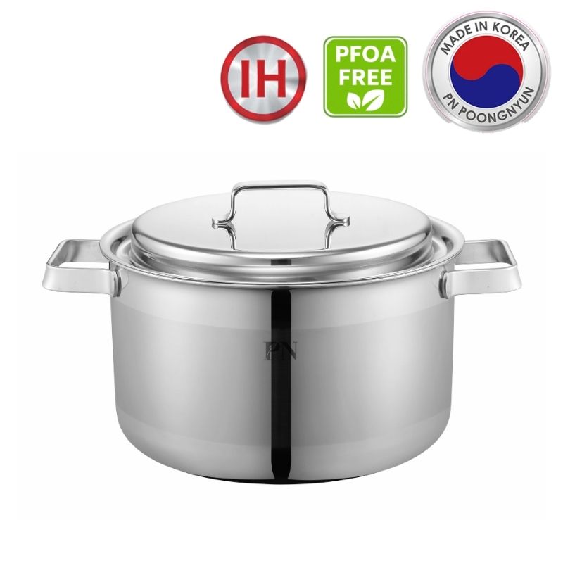 Nồi casserole inox hiệu POONGNYUN [PN] LMPT-24C [5.2L]