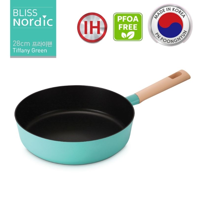Chảo nhôm chống dính lồng sâu hiệu POONGNYUN [PN] BNDP-28(IH) [28cm]